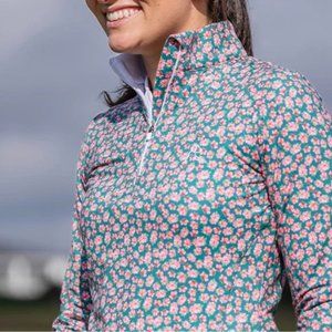 NWT Rhoback Azalea Q-zip pullover - Ladies Large